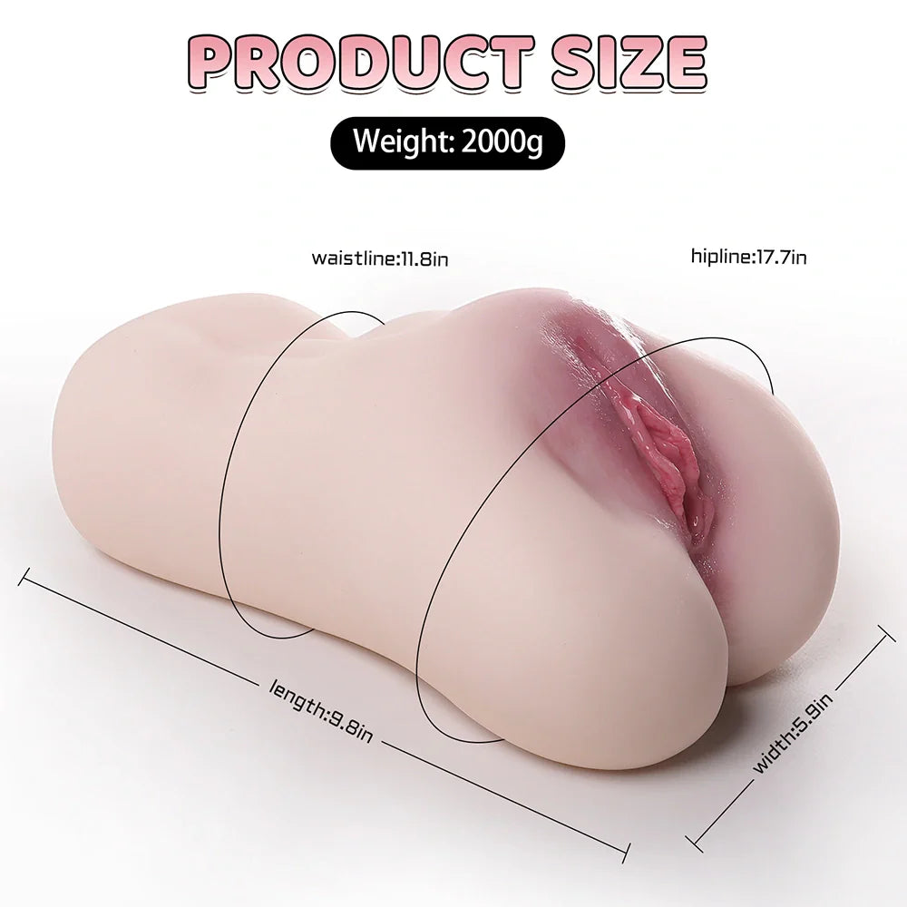 PUSSYX PocketX™ Elsie — 4.4 lb Lifelike Large Vagina Masturbator