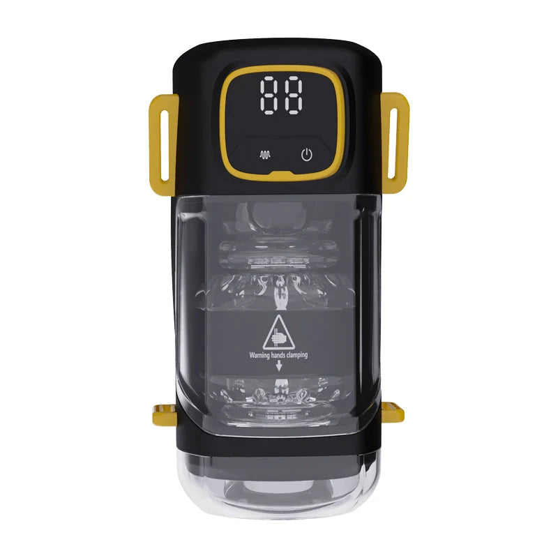 XT2 - Hands-Free Blowjob Stroker with Wearable Harness and Thrusting Vibration