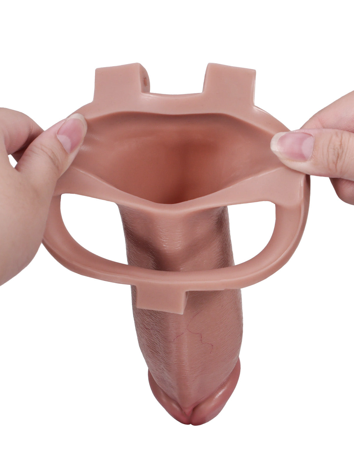 CS26 - 9.4" x 2" Wearable Realistic Huge Penis Extender