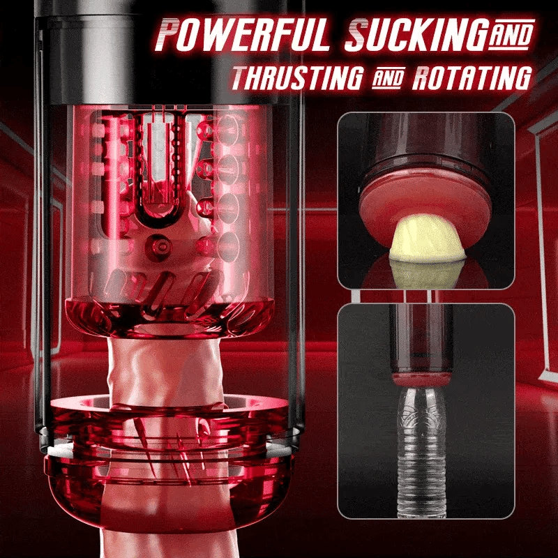 XR4Pro - APP Waterproof Auto Blowjob Jerking Machine with Thrusting & Rotation