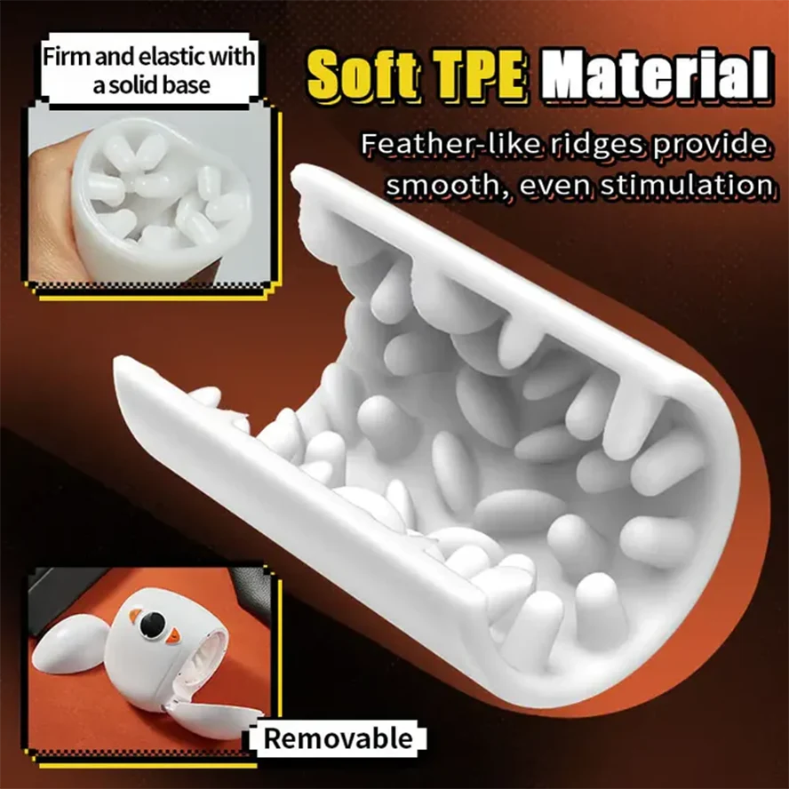 AutoX™ XR3 — Egg-Style Testicle & Glans Male Stroker with Thrusting Rotating Vibration Modes