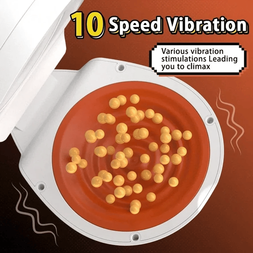 AutoX™ XR3 — Egg-Style Testicle & Glans Male Stroker with Thrusting Rotating Vibration Modes