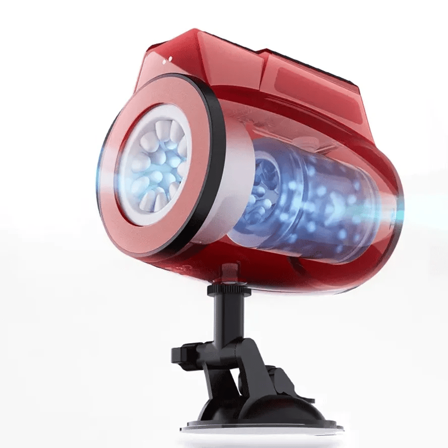 XR7 - Waterproof Dual-Ended Thrusting & Rotating Male Masturbator with Hands Free Suction Cup
