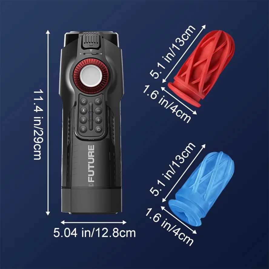 AutoX™ XT7 — Luxury Male Masturbator with Air Bag Massage & Heating Base