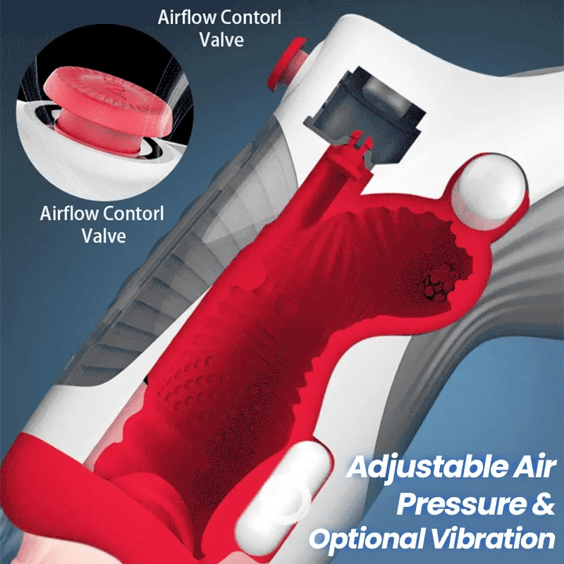 AutoX™ XV1 — Deep Throat Air Control Vacuum Sucking Blowjob Machine