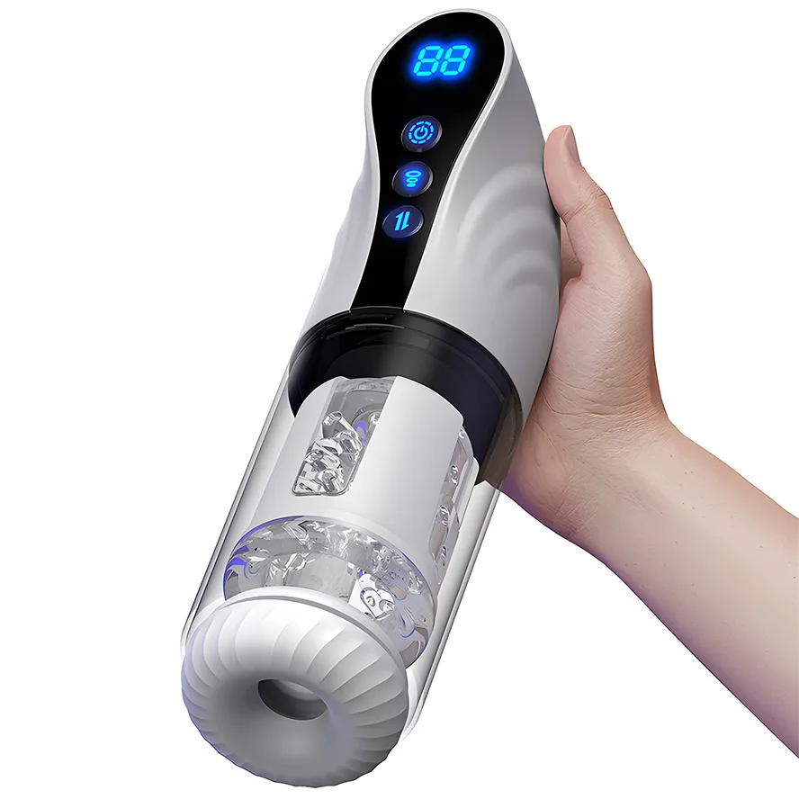 AutoX™ XS17 — Large Auto Blowjob Masturbator with 9 Sucking Rotating Thrusting
