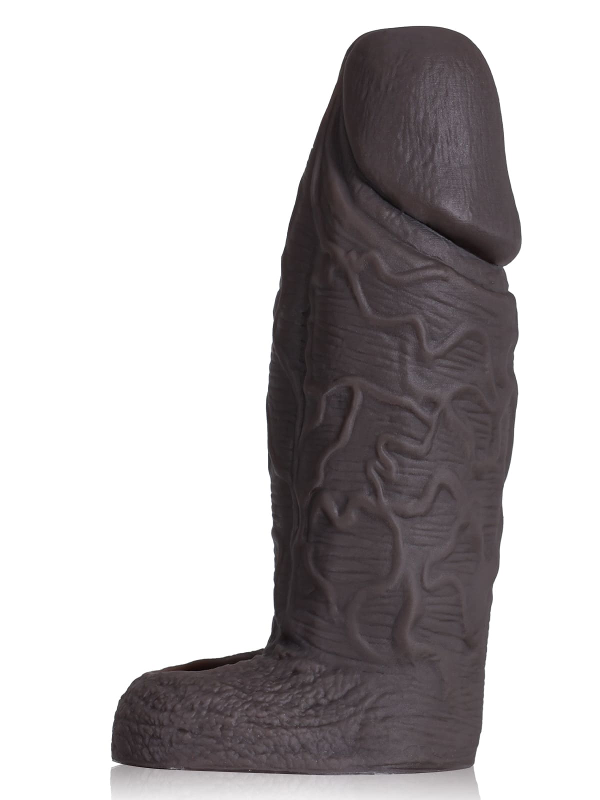 CSB37 - 6.3" x 2.2" Thick Black Silicone Cock Sleeve