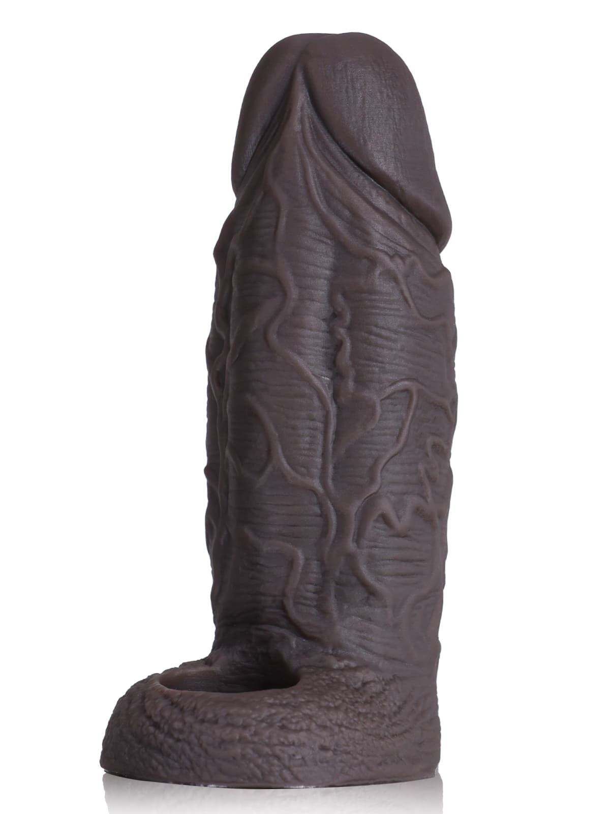 CSB37 - 6.3" x 2.2" Thick Black Silicone Cock Sleeve