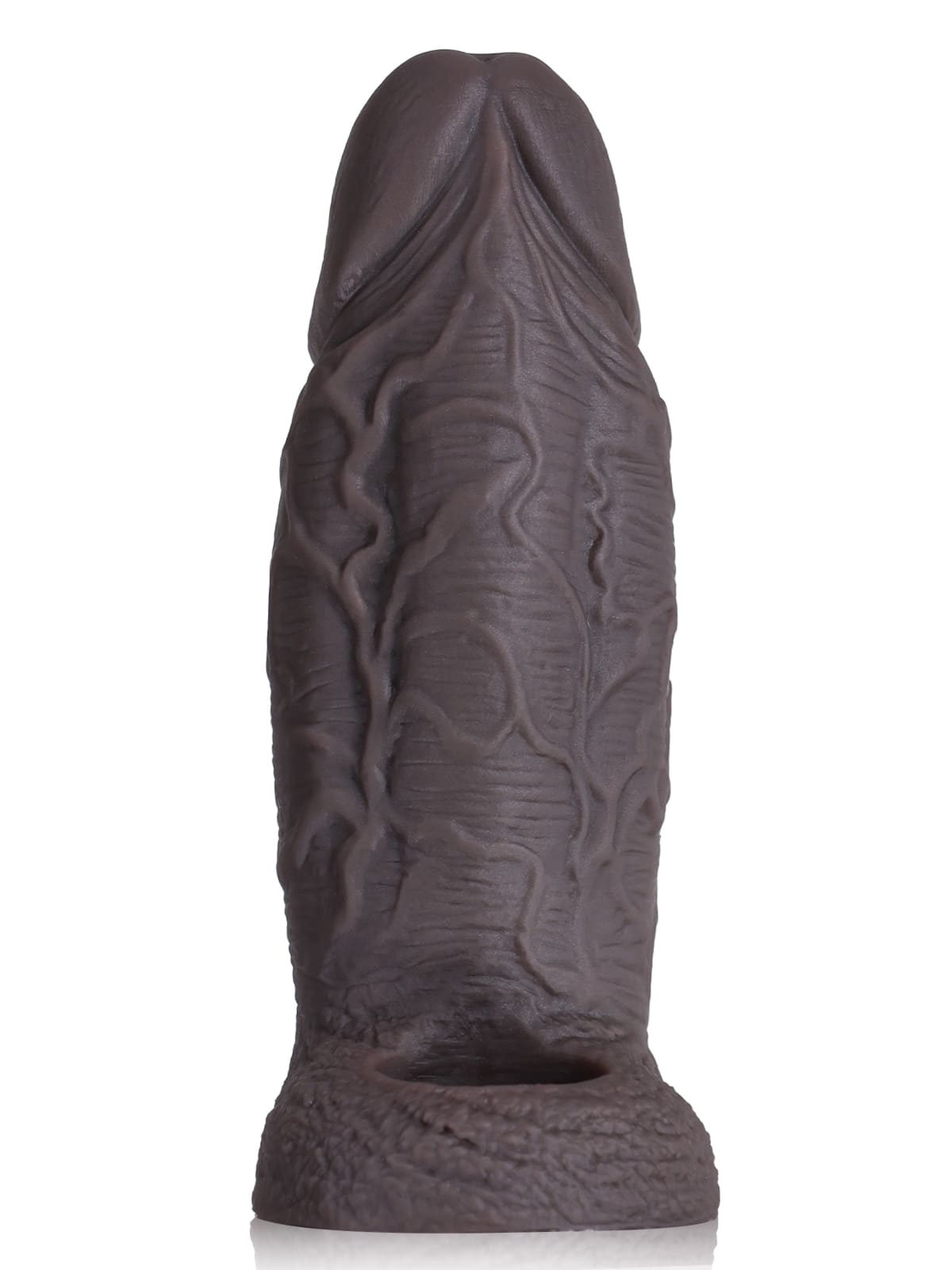 CSB37 - 6.3" x 2.2" Thick Black Silicone Cock Sleeve