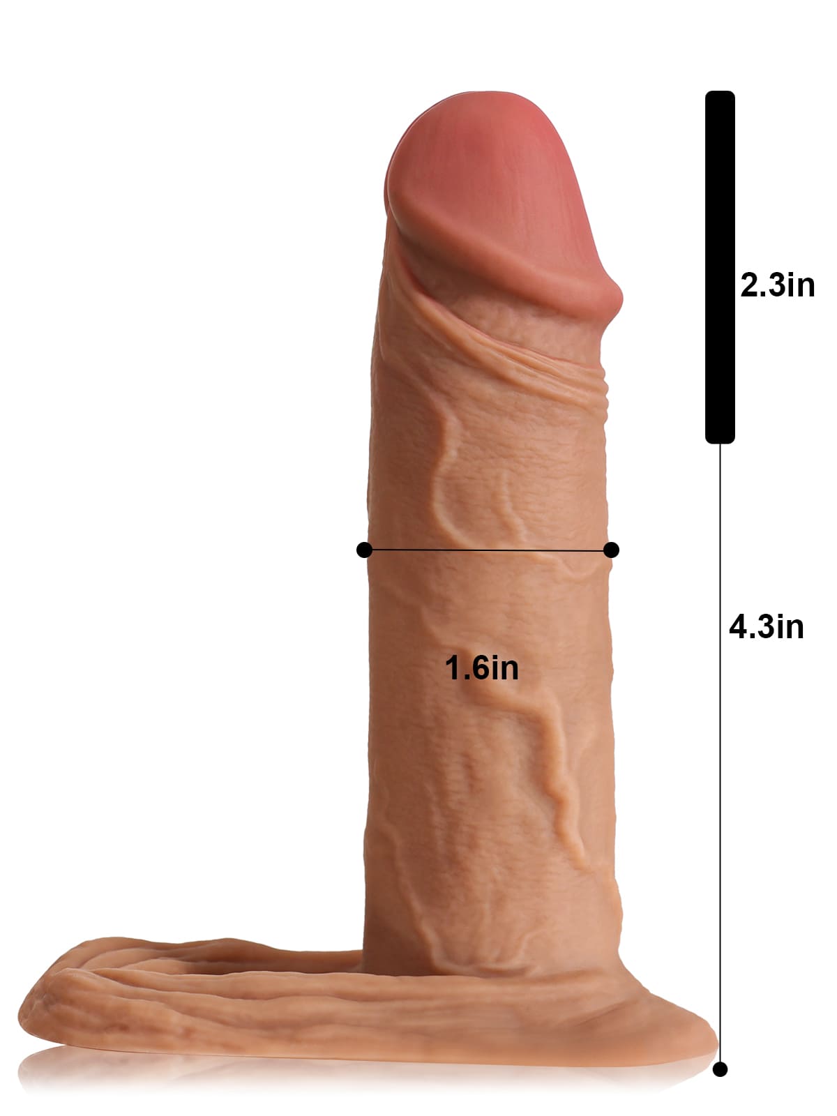 CS09 - 6.6" x 1.6" Comfort Fit Silicone Penis Sleeve