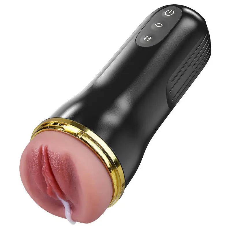 XV6 - Realistic Deep Throat Male Masturbator with 10 Vibration and Suction