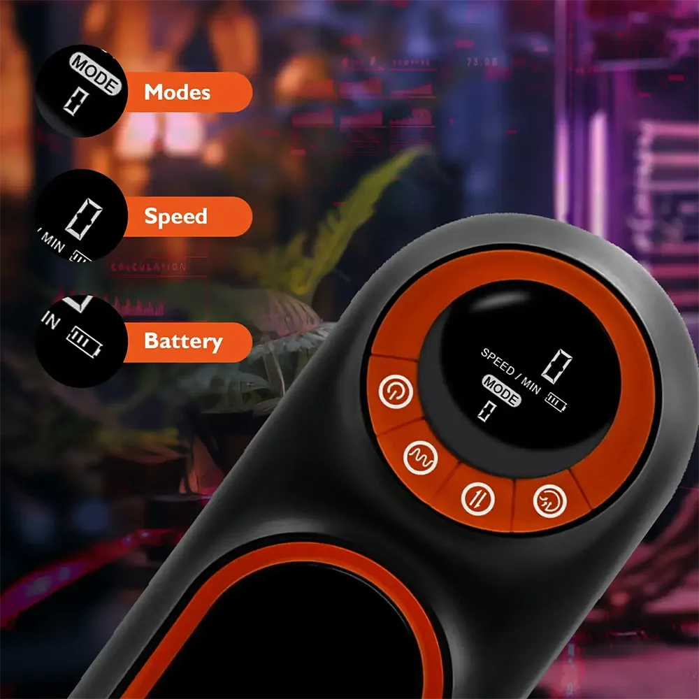 XT1 - Hands-free Automatic Masturbators with 10 Vibration & Thrusting