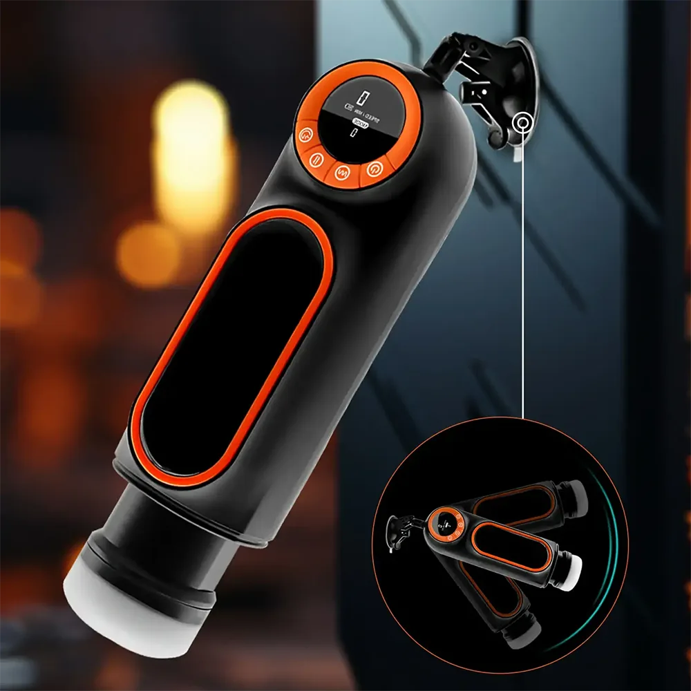 XT1 - Hands-free Automatic Masturbators with 10 Vibration & Thrusting