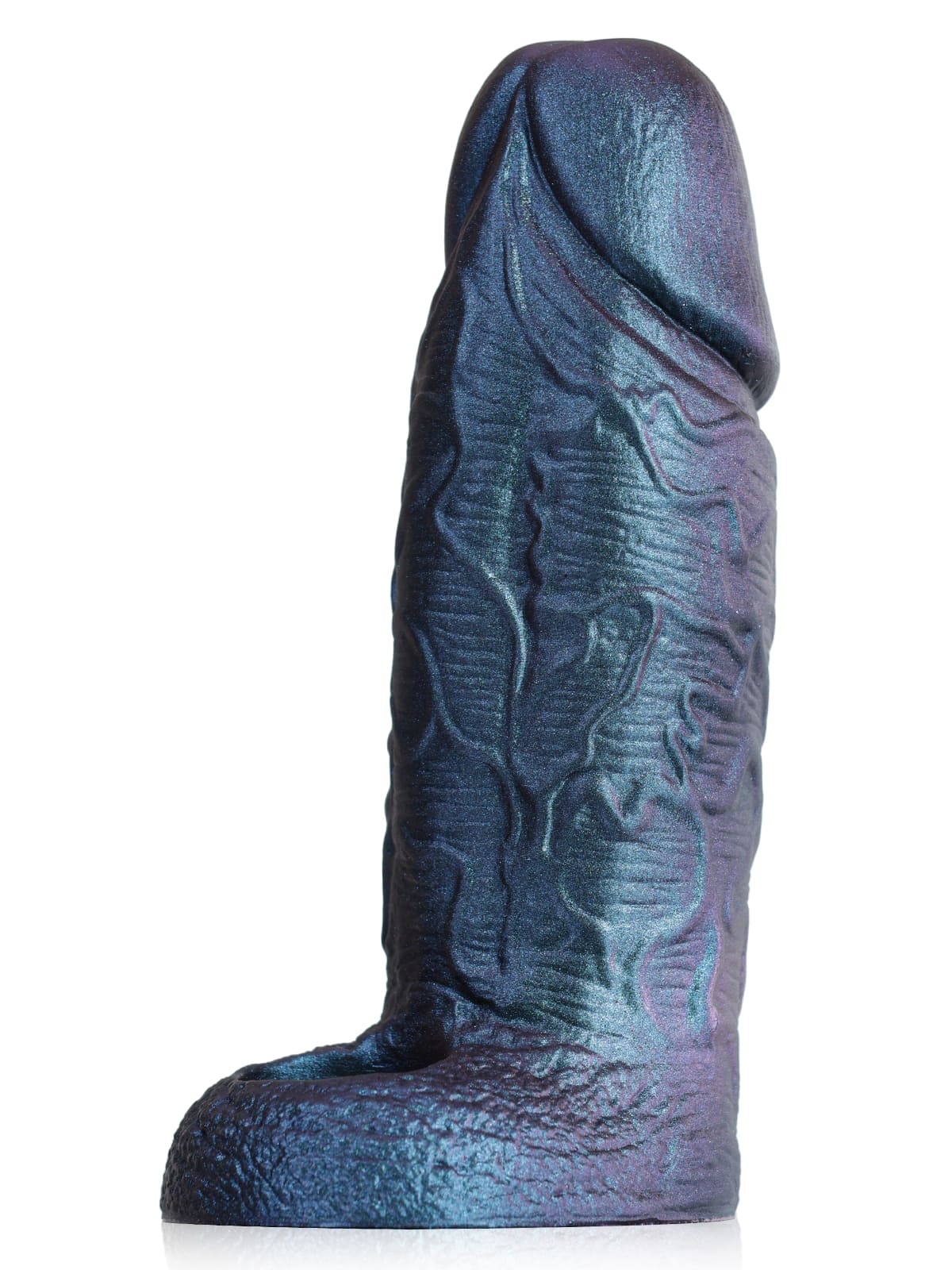 CS37 - 6.3" x 2.2" Thick Platinum Silicone Cock Sleeve