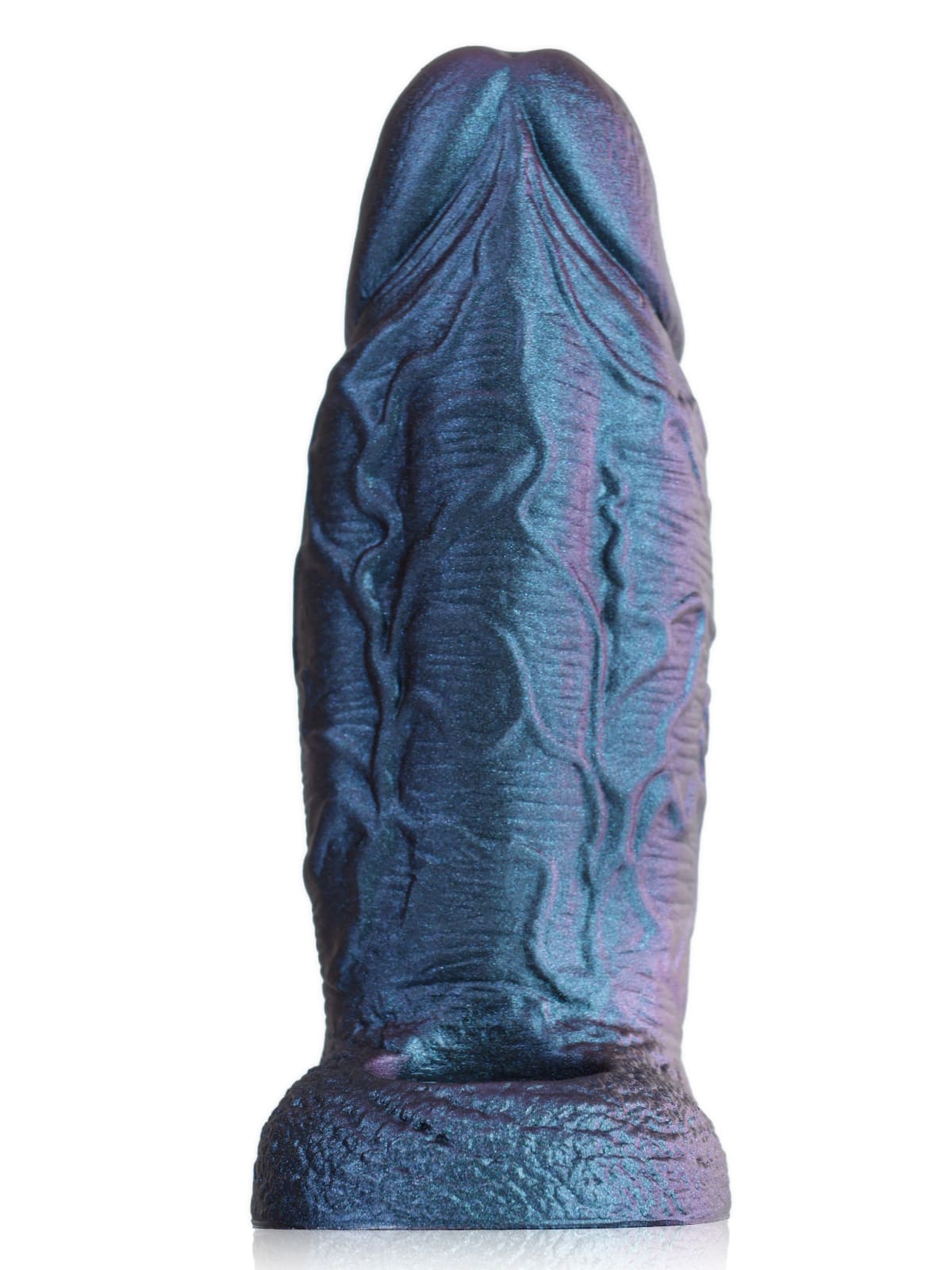 CS37 - 6.3" x 2.2" Thick Platinum Silicone Cock Sleeve
