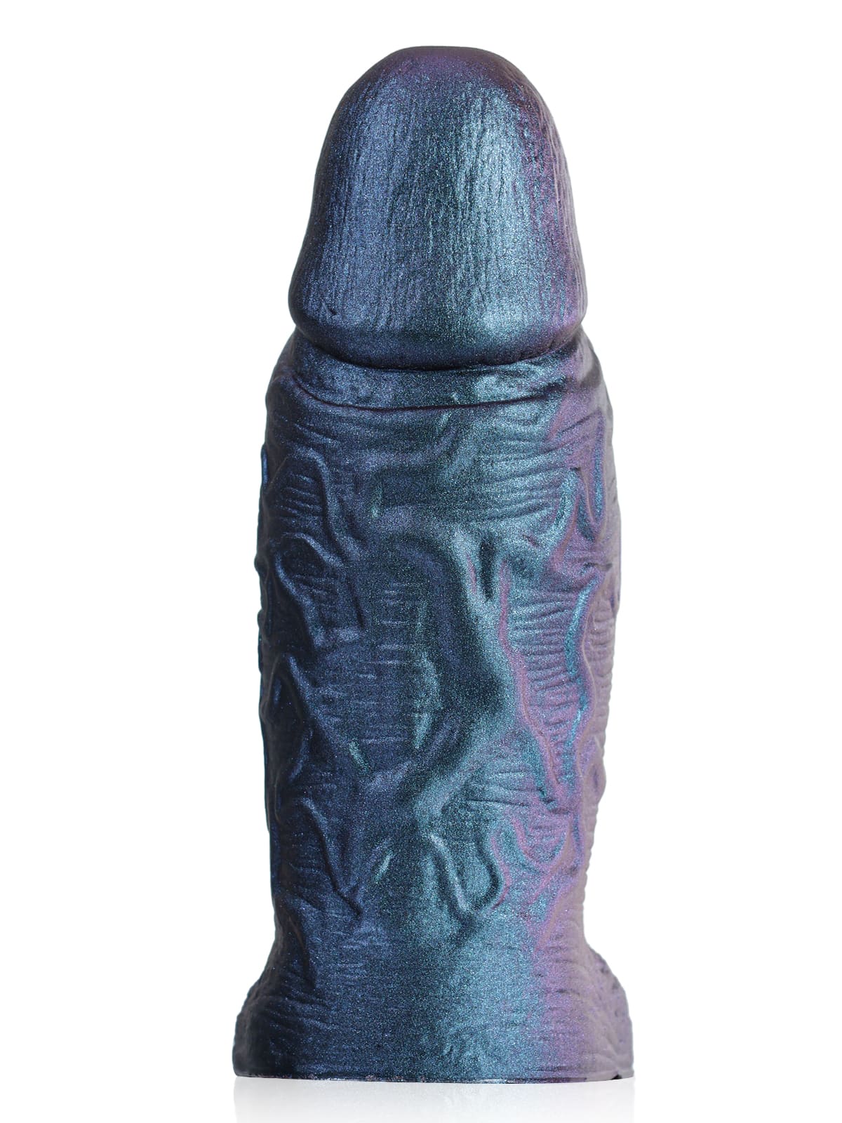 CS37 - 6.3" x 2.2" Thick Platinum Silicone Cock Sleeve