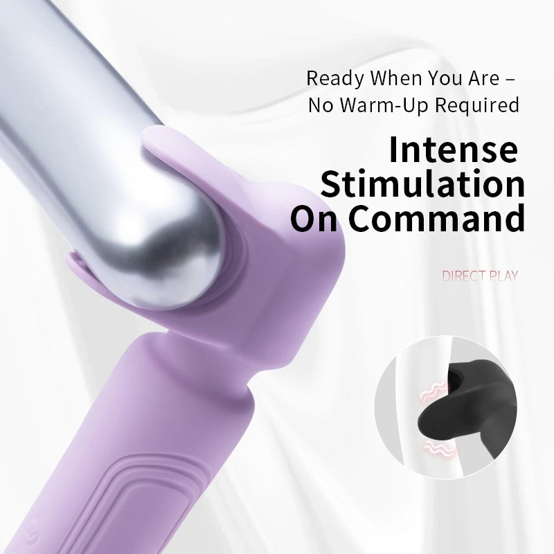 XM2: Powerful Male Wand Vibrator with U-Shaped Head & One-Click Burst