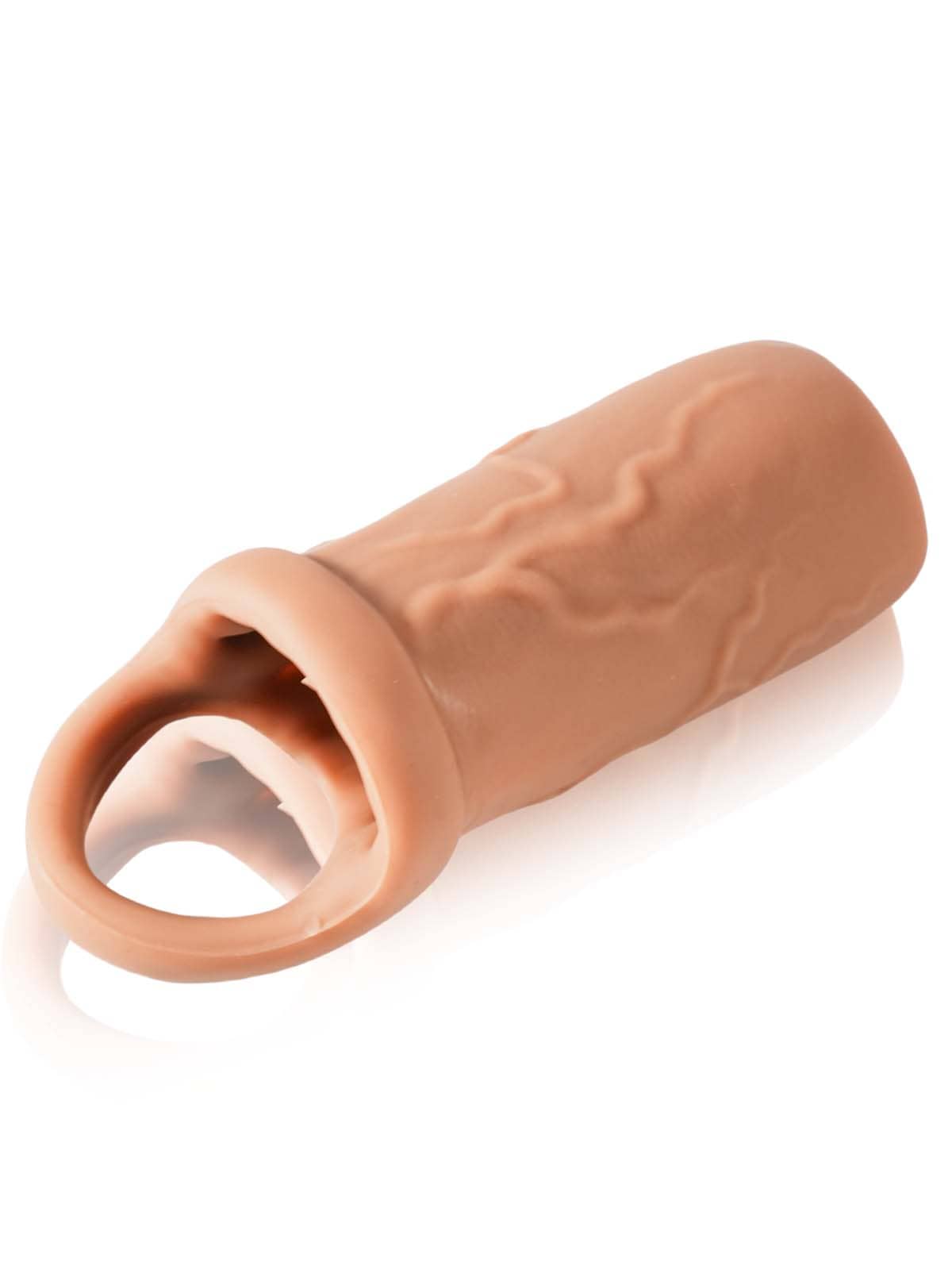 CS11 - 3.7" x 2" Silicone Penis Girth Sleeve with Open-End Fit & Added Thickness