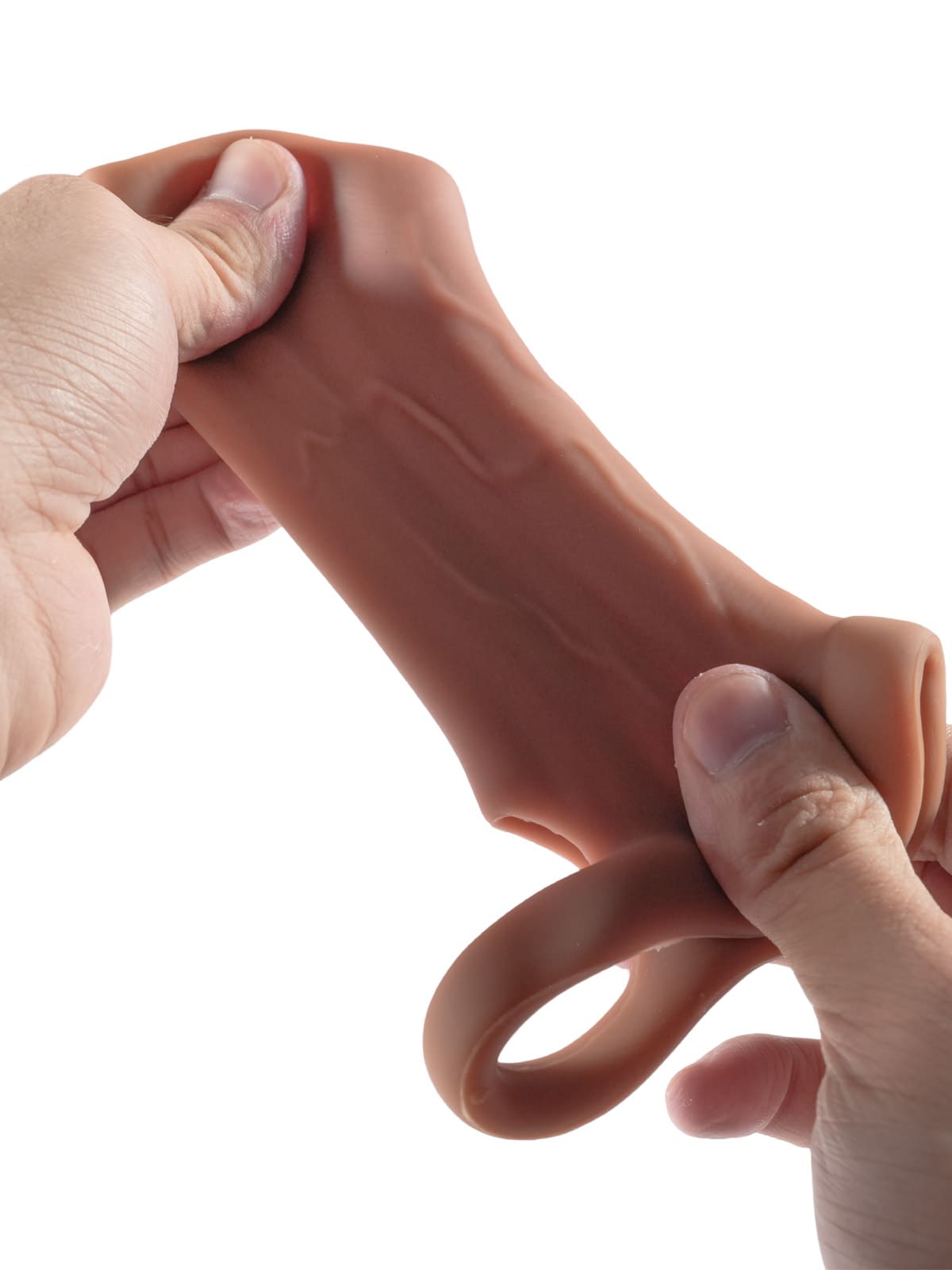 CS11 - 3.7" x 2" Silicone Penis Girth Sleeve with Open-End Fit & Added Thickness