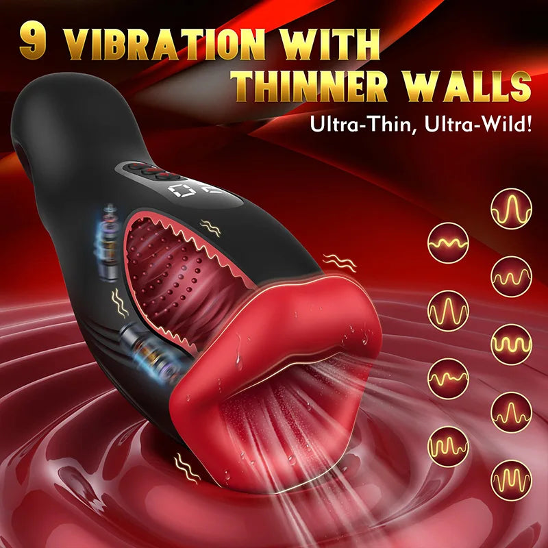 XA12 - App-Controlled Blowjob Masturbator with AI Sync and Interactive Squeeze