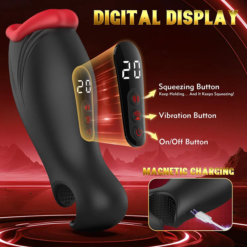 XA12 - App-Controlled Blowjob Masturbator with AI Sync and Interactive Squeeze