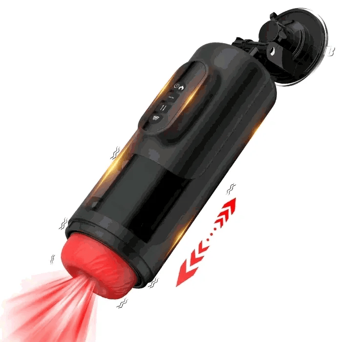 XS6 - Ultra-Quiet Automatic Male Masturbator with Wall-Mount Suction Base