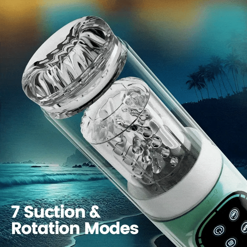 PUSSYX AutoX™ PR4 — Waterproof Blowjob Machine with Rotating Sucking Tongue Licking