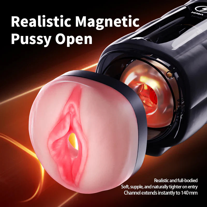 XT8Pro - Luxury 360° Infrared Heated Stroker with 10 Frequency 6 Speed Thrusting Vibrating