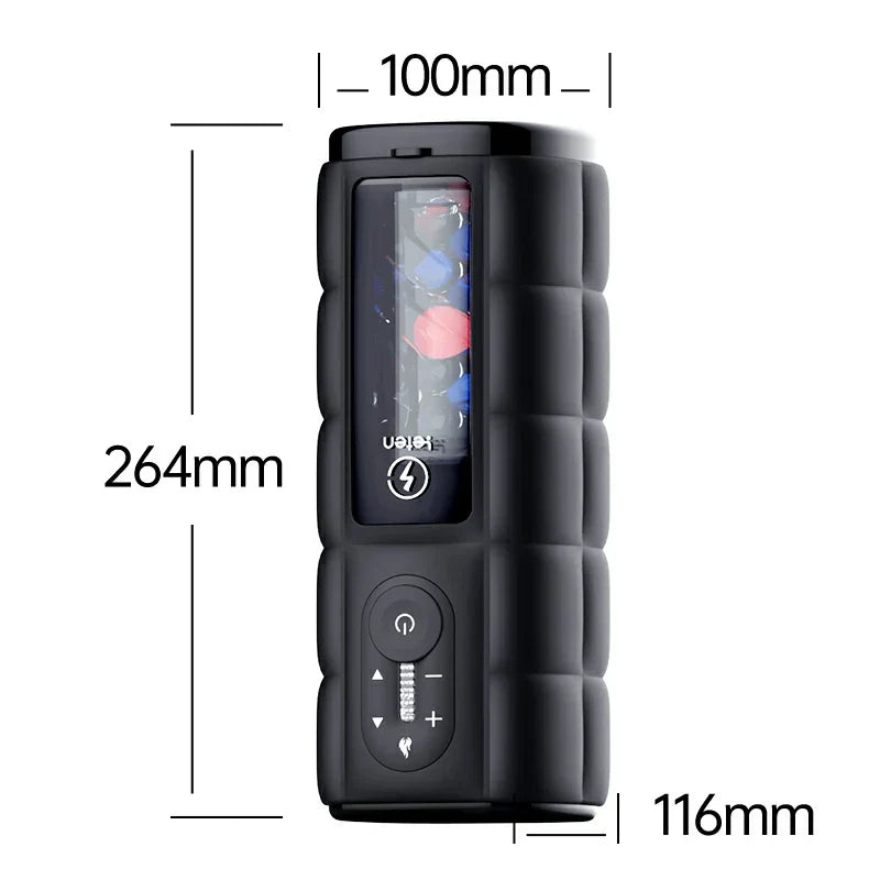 PUSSYX AutoX™ PO8 — Luxury 360° Infrared Heated Stroker with 10 Frequency 6 Speed Thrusting Vibrating