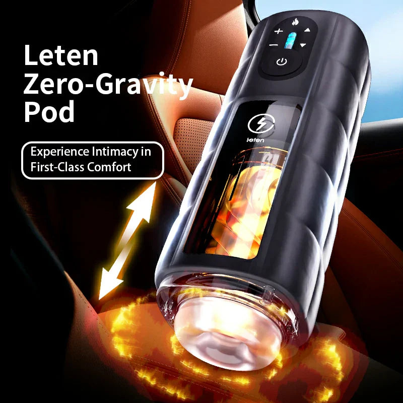 XT8Pro - Luxury 360° Infrared Heated Stroker with 10 Frequency 6 Speed Thrusting Vibrating