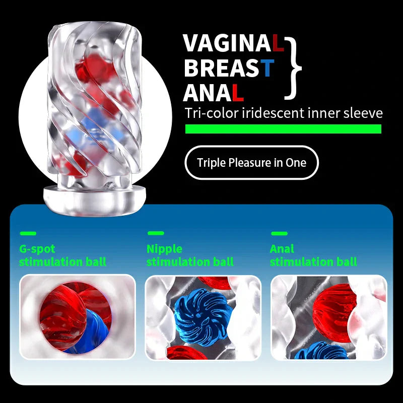 XT8Pro - Luxury 360° Infrared Heated Stroker with 10 Frequency 6 Speed Thrusting Vibrating