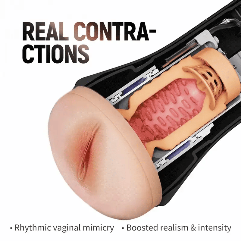XV2 – Luxury Realistic Auto Pussy Stroker with Automatic Clamping and Removable TPE Sleeve