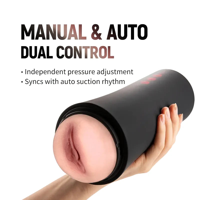 XV2 – Luxury Realistic Auto Pussy Stroker with Automatic Clamping and Removable TPE Sleeve