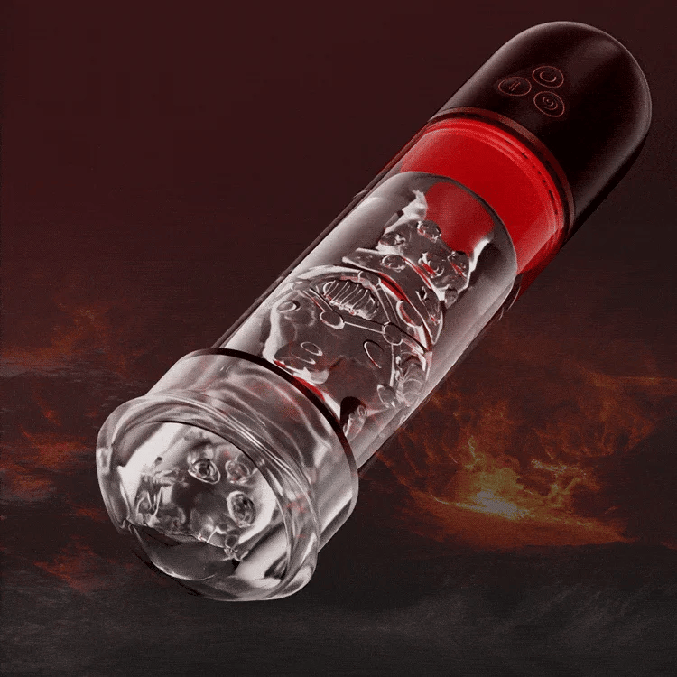 XP13 - 2 In 1 Penis Pump & Masturbator with Vibrating & Sucking