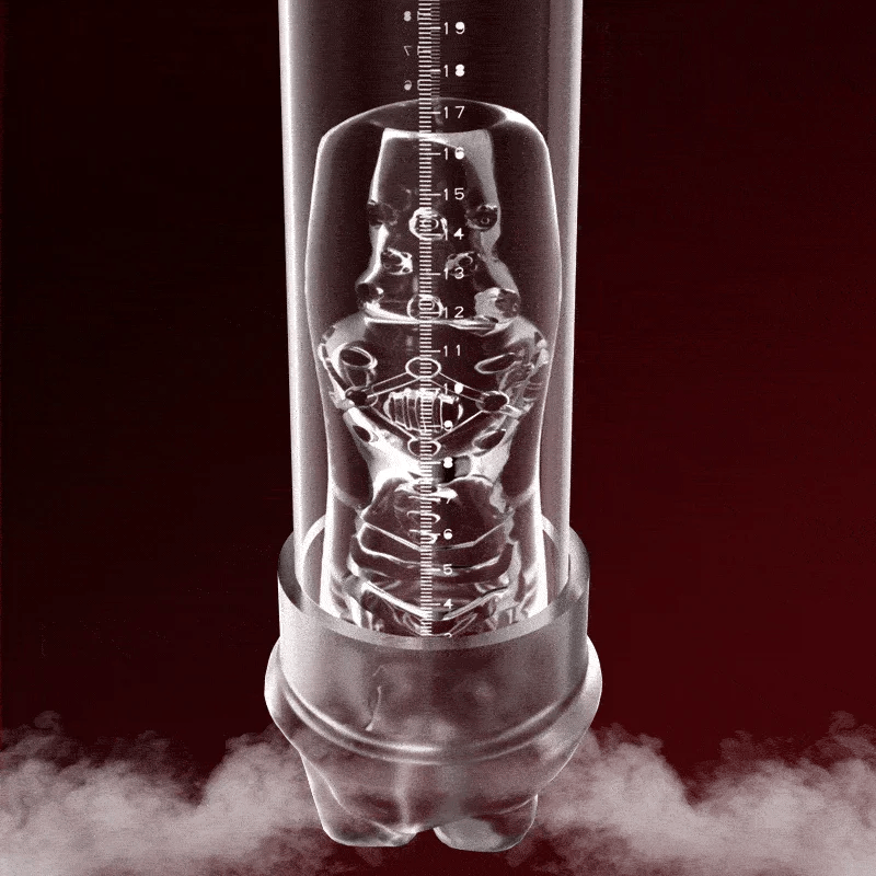 XP13 - 2 In 1 Penis Pump & Masturbator with Vibrating & Sucking