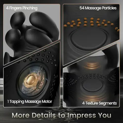 XG21 - Pulsating Finger Massage Glans Trainer with 10 Vibration Modes
