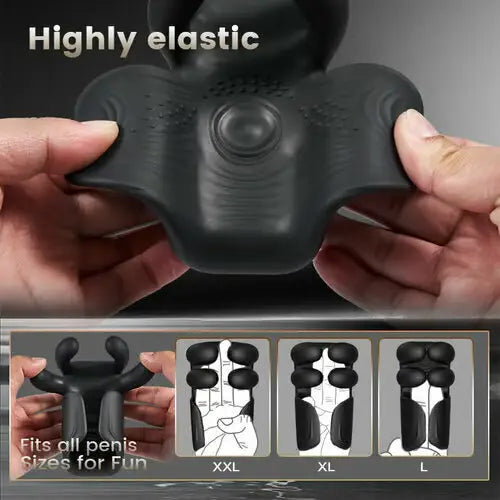 XG21 - Pulsating Finger Massage Glans Trainer with 10 Vibration Modes