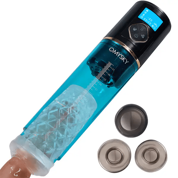 XP6 - Hydro Penis Pump with 6 Suction Modes, LED Display & Waterproof Design