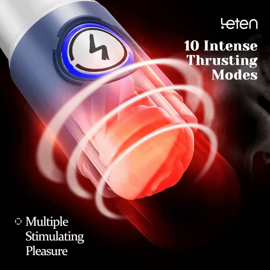 XT8 - Lifelike Warmth Thrust Heated Masturbator with 10 Thrusting Modes