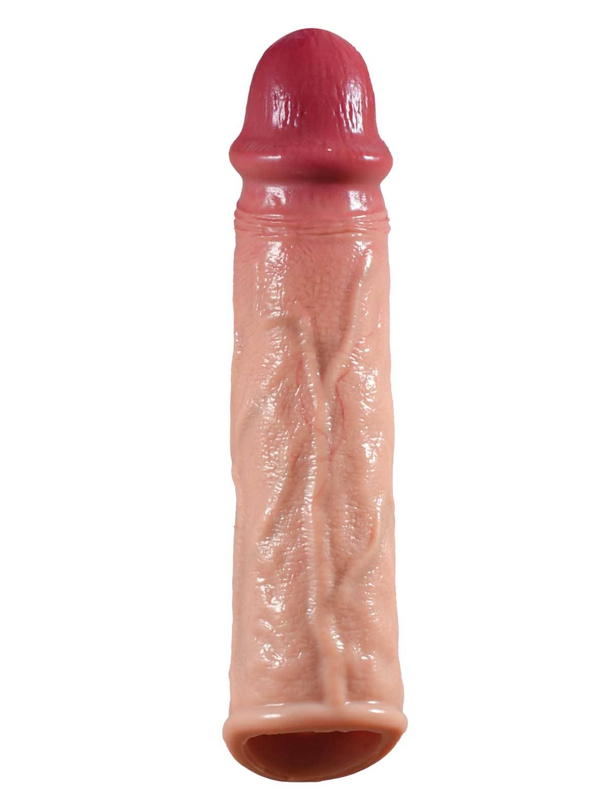 CS06 - 7" x 1.7" Real Feel Silicone Cock Sleeve Extender