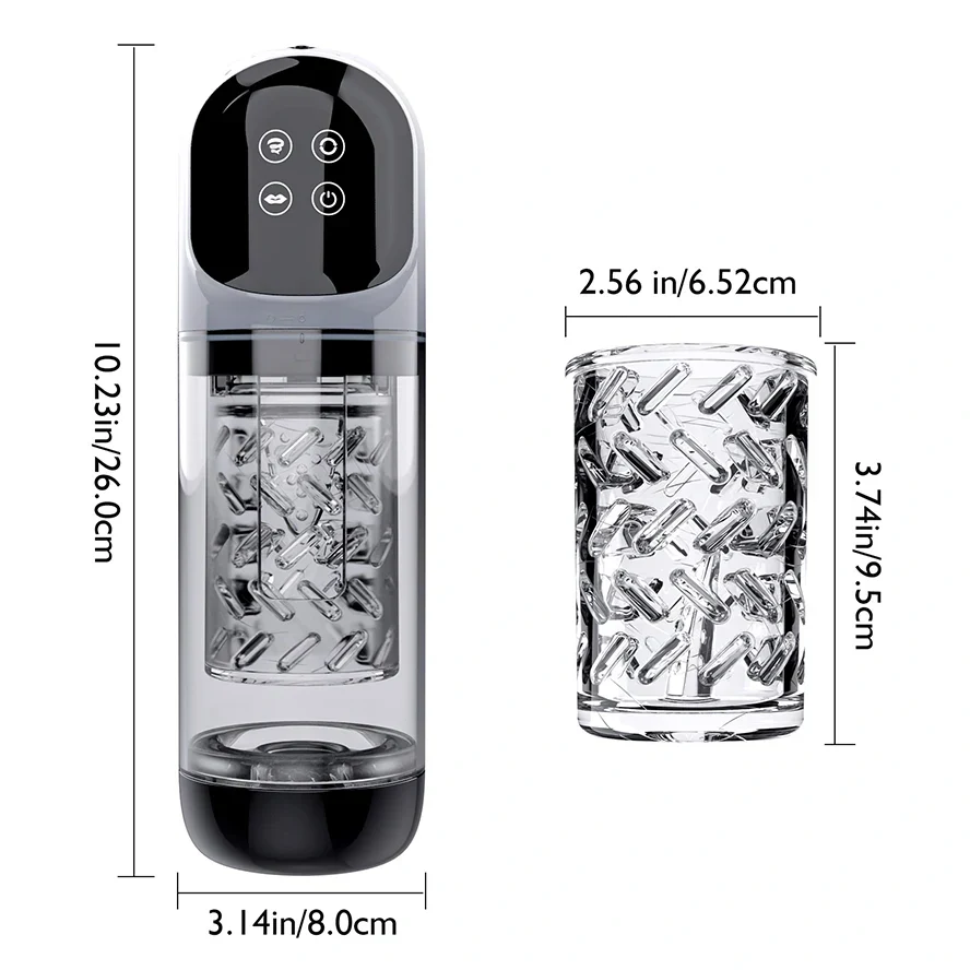 PUSSYX AutoX™ PU3 — Waterproof Auto Blowjob Stimulator with Vacuum Suction