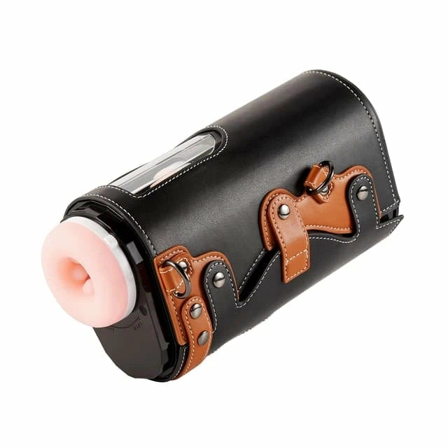 XT2 Pro: Wearable Automatic Thrusting Masturbator with 2 Sleeves & See-Through Shell