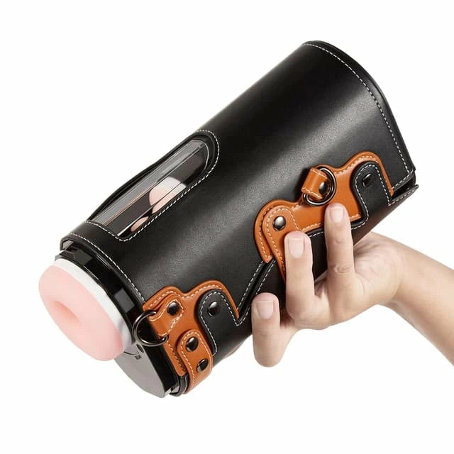 XT2 Pro: Wearable Automatic Thrusting Masturbator with 2 Sleeves & See-Through Shell