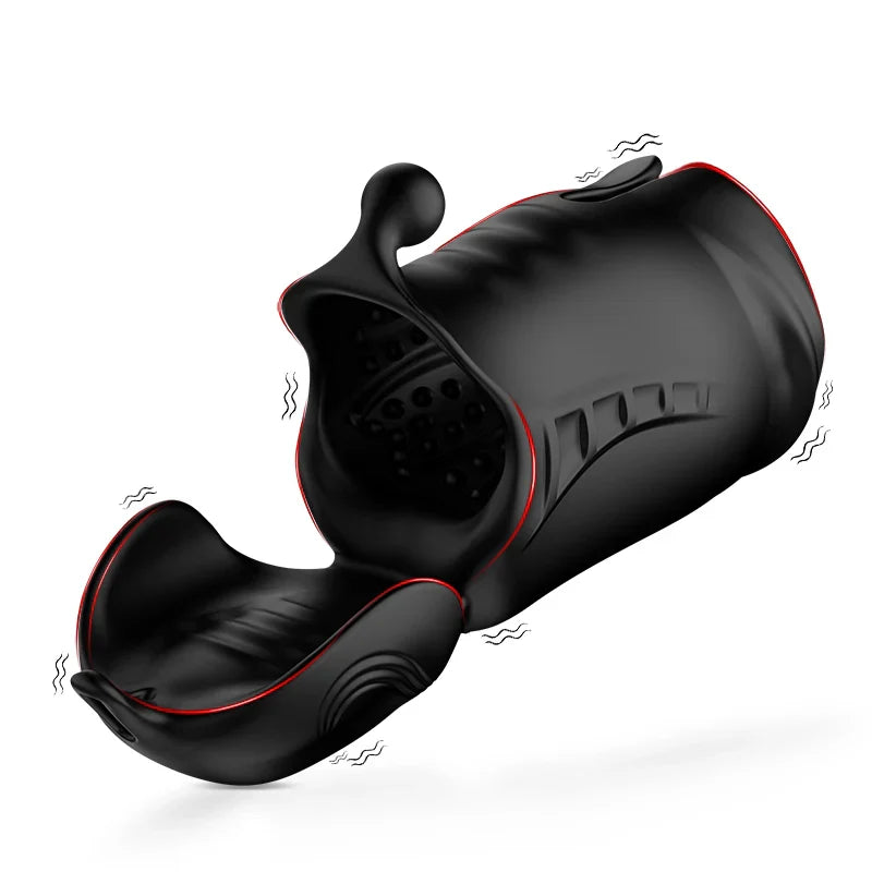 XG14 - Glans Trainer with Dual Motors, 10 Vibration Modes & Full Coverage Stimulation