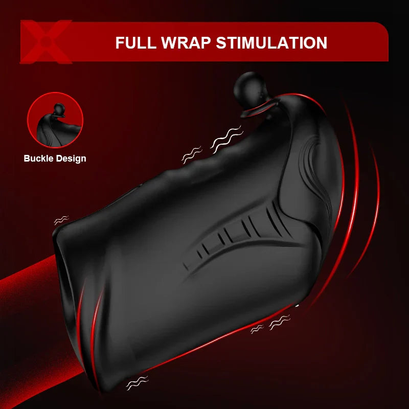 XG14 - Glans Trainer with Dual Motors, 10 Vibration Modes & Full Coverage Stimulation