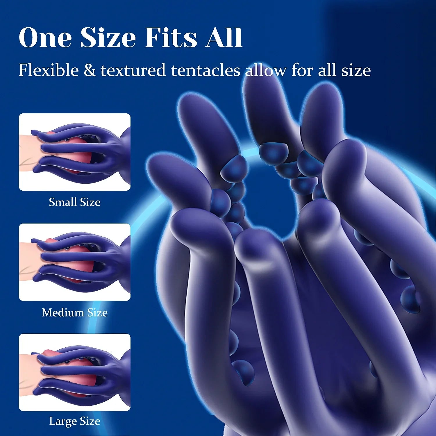 XG16 - 10 Vibration Modes Full-Wrap Tentacle Glans Trainer Masturbator