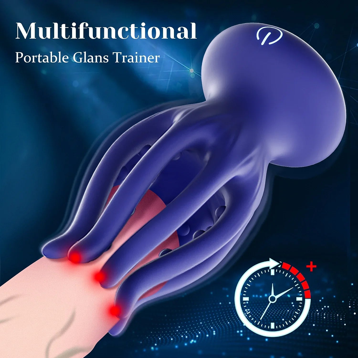 XG16 - 10 Vibration Modes Full-Wrap Tentacle Glans Trainer Masturbator