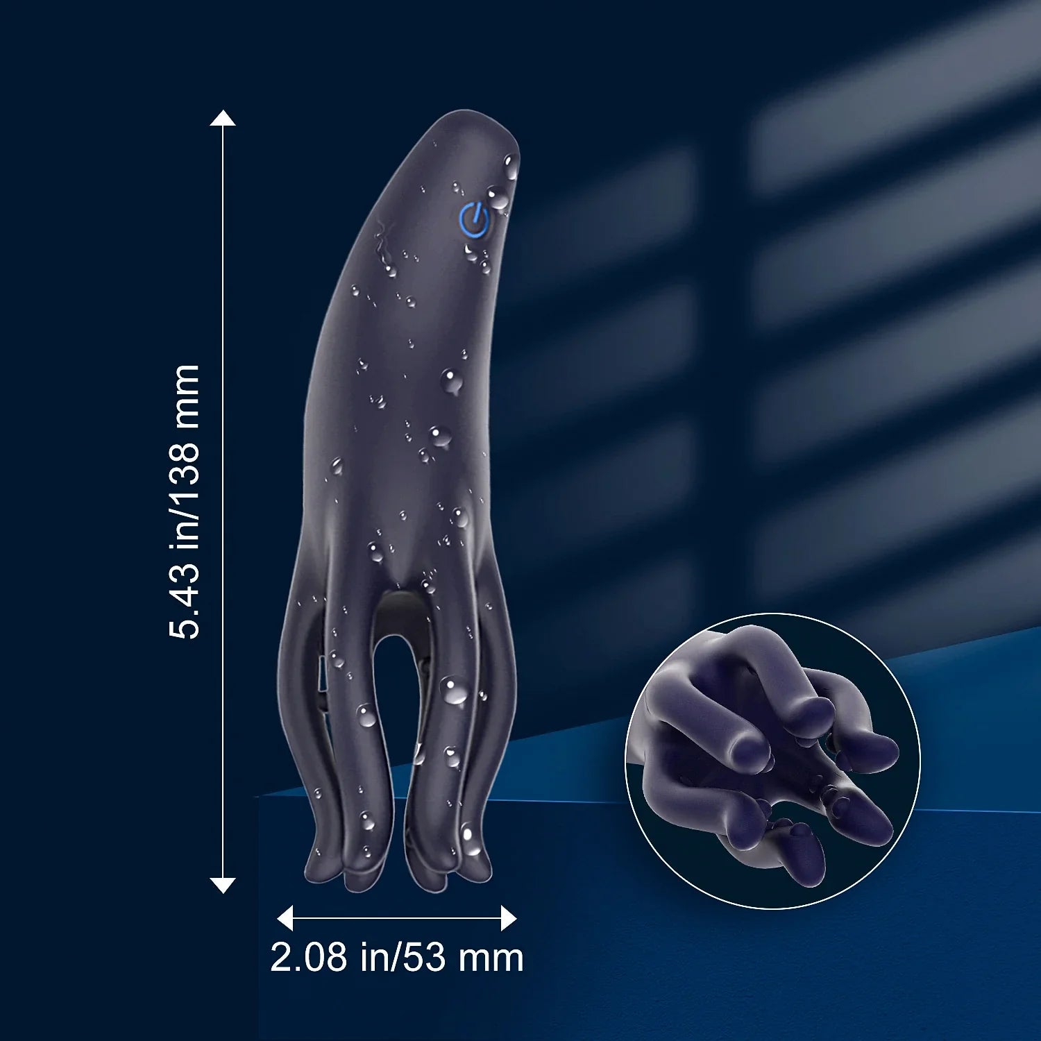 XG17 - Full-Wrap Tentacle Glans Trainer Masturbator with 10 Vibration Modes
