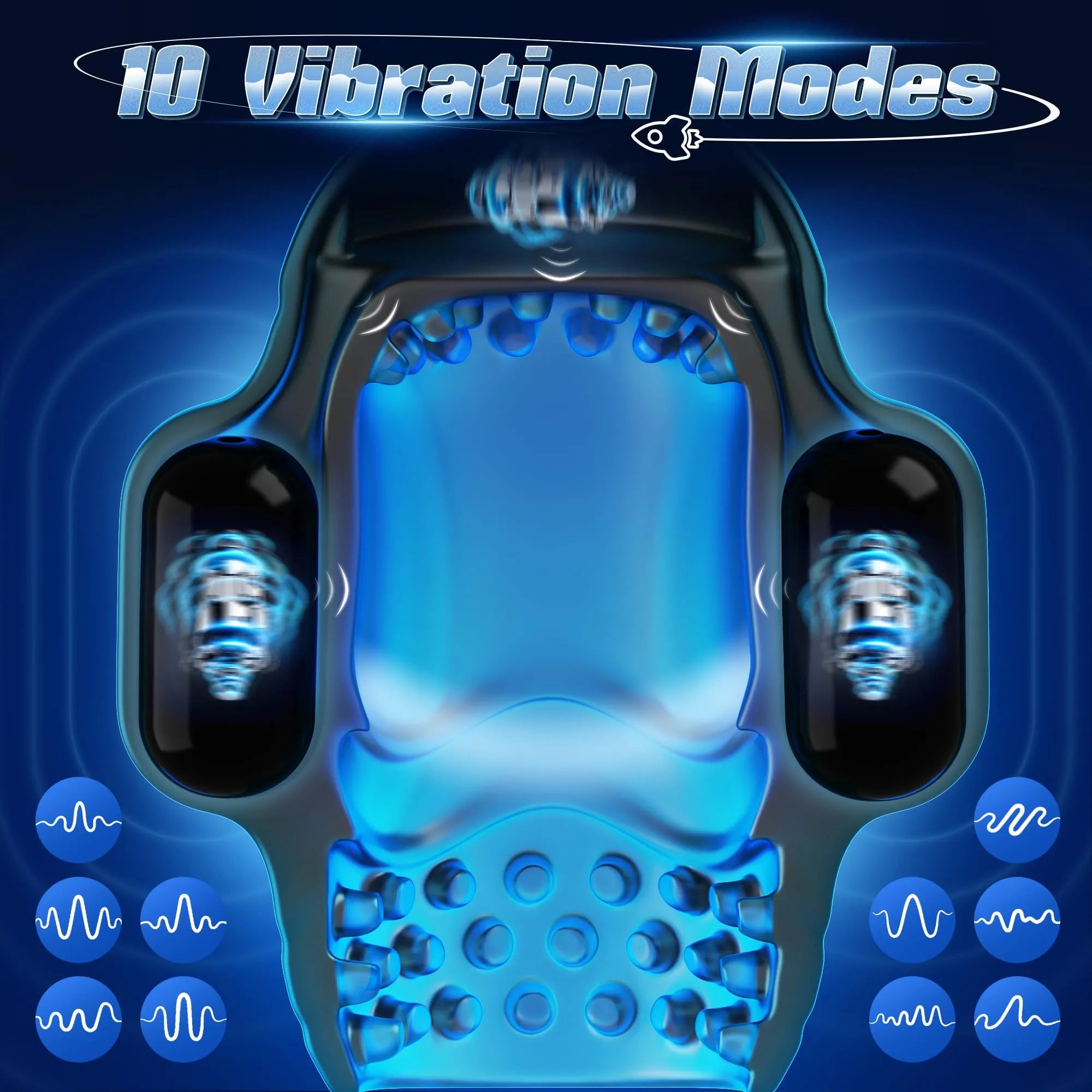 XG1 Pro - App-Controlled Vibration Glans Trainer with 360° Stimulation & Licking