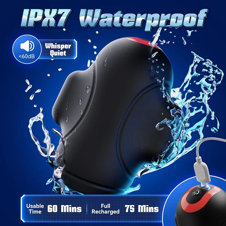XG1 Pro - App-Controlled Vibration Glans Trainer with 360° Stimulation & Licking